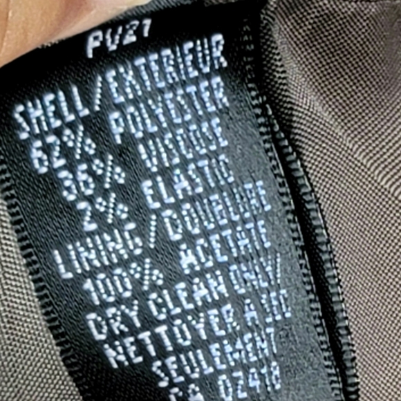 Rk Two-Button Striped Blazer Size 2 - Picture 11 of 12